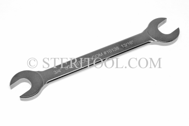 #10150 - Stainless Steel 9/16" x 5/8" Open End Wrench. wrench, open end, stainless steel, spanner